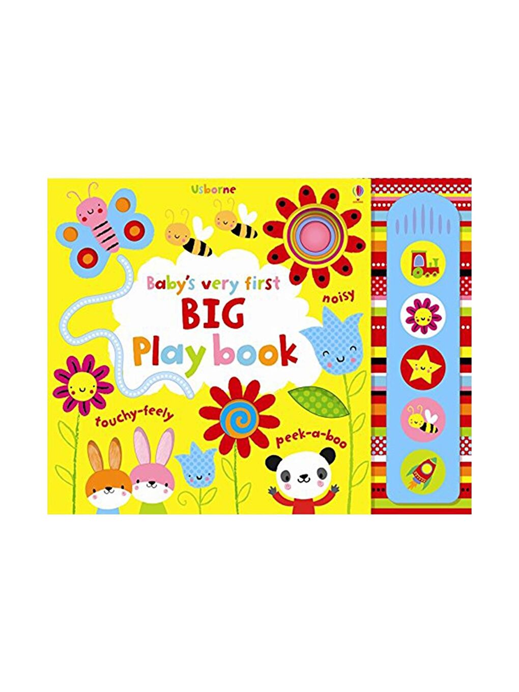 The Usborne Beyaz-Renklibaskı Baby's very first BIG Playbook