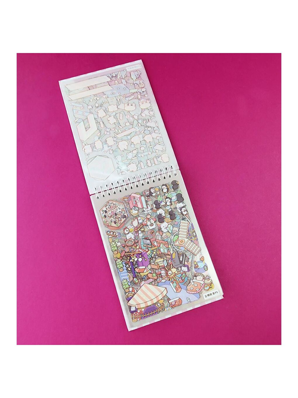 DIY Kendin Yap 5D Sahne Sticker Defteri - (20 Sahne + 20 Sticker)-3