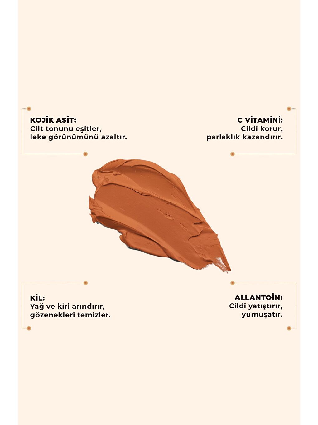 Leke Karşıtı Kojik Asit Kil Maskesi 9 ml-1