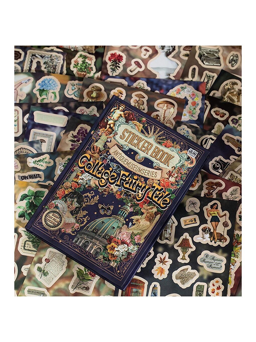 Vintage Tarz Sticker Kitabı – 45 Yaprak-1