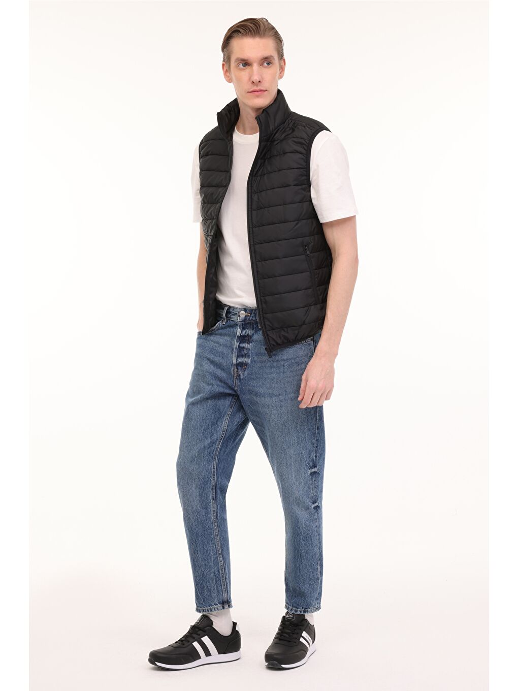 ML KING 4TY001 4PR Siyah Erkek Yelek-1