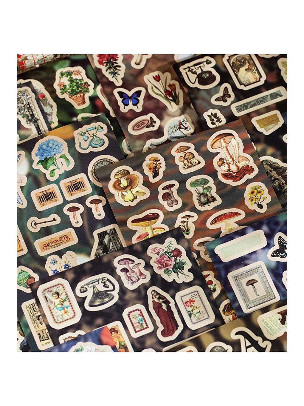 Vintage Tarz Sticker Kitabı – 45 Yaprak-3