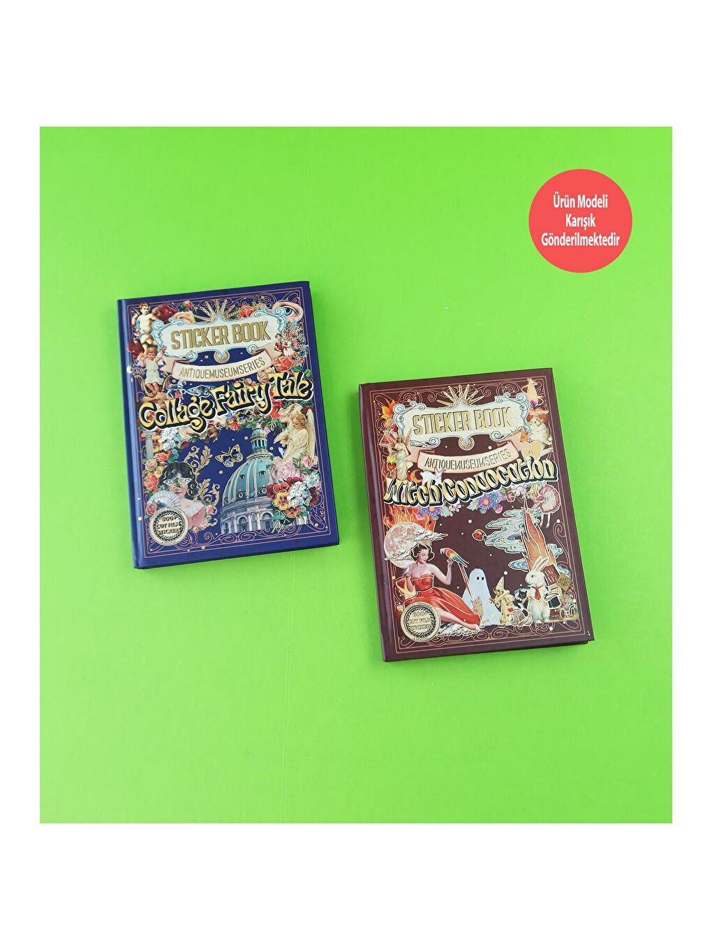 Vintage Tarz Sticker Kitabı – 45 Yaprak-4