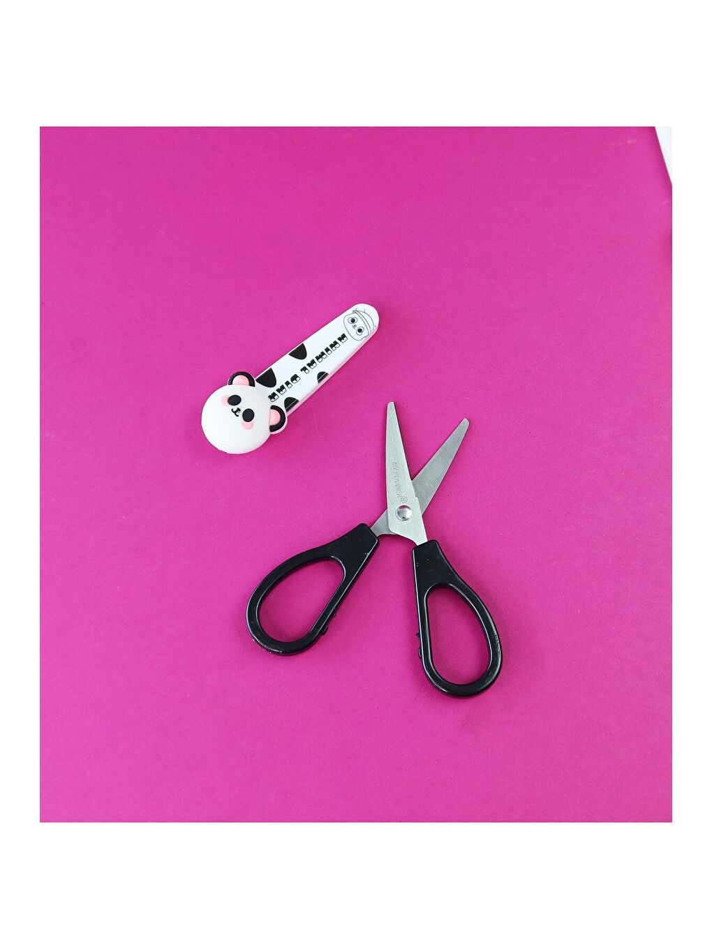 Sevimli Hayvan Figürlü Makas – Koruyucu Kapaklı-1