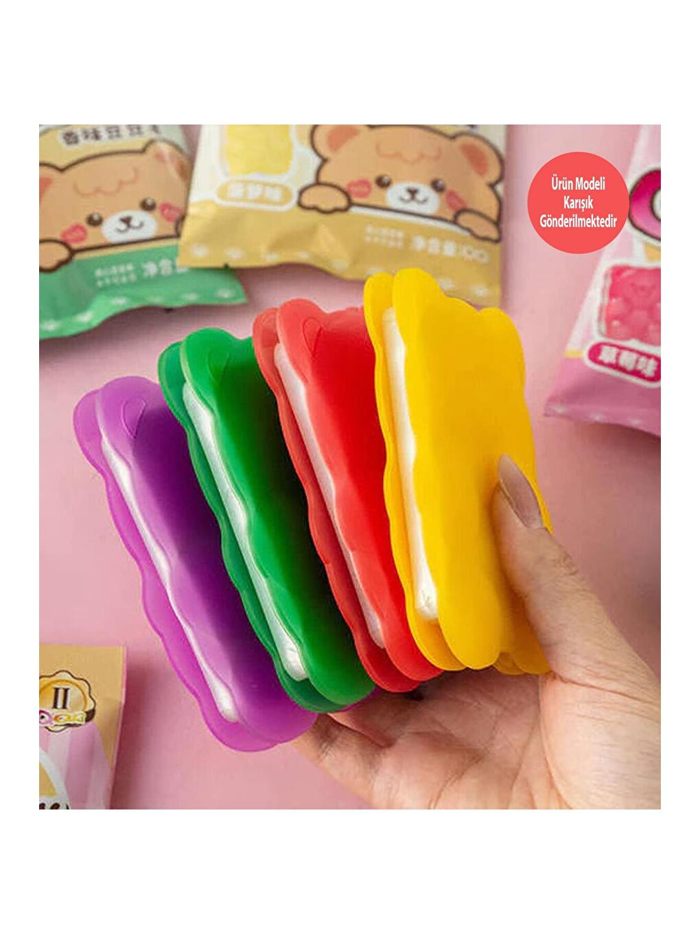 Kokulu Bilnbox Ayıcık Şekilli Mini Not Defteri-3