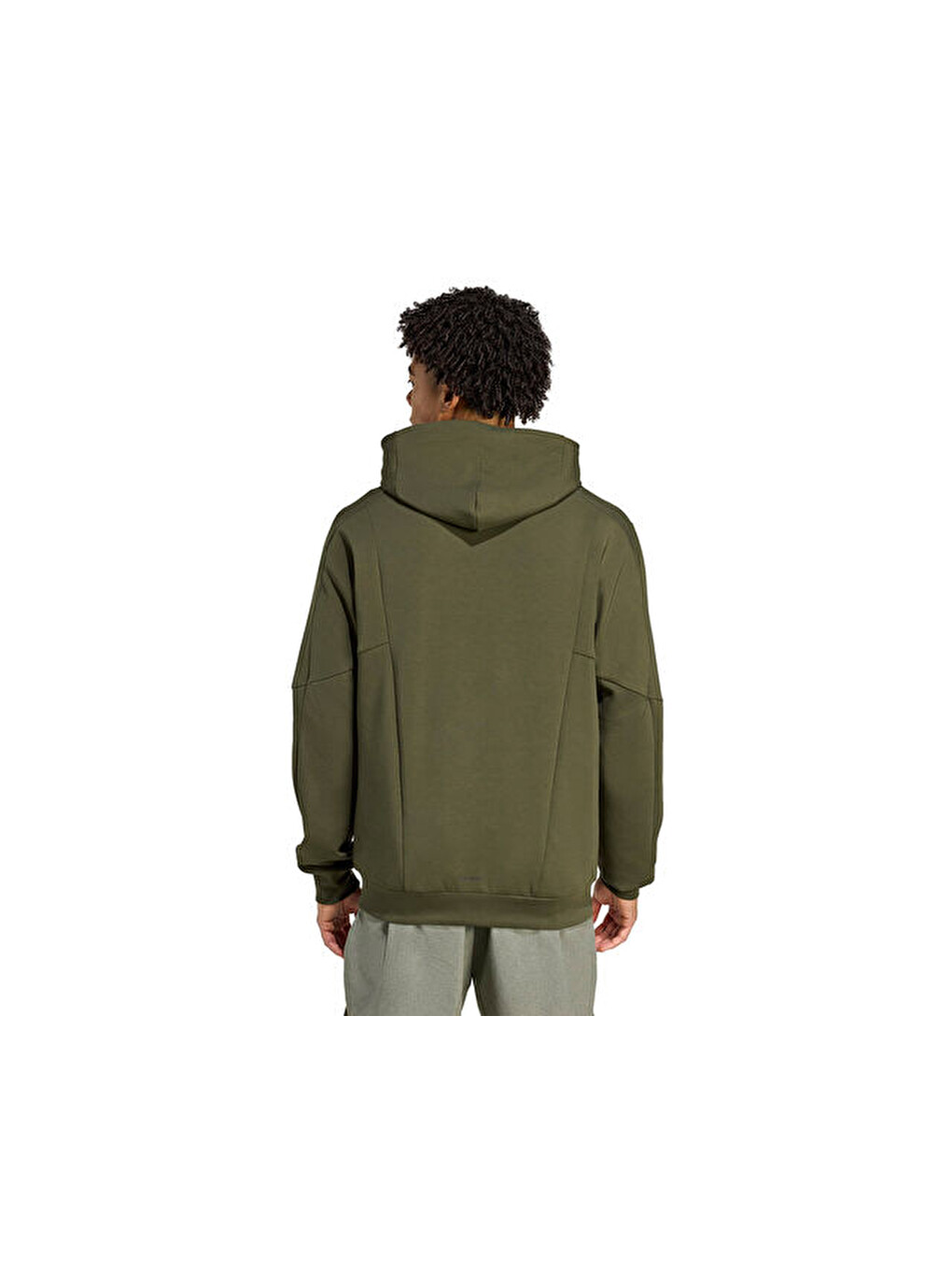 D4t Full-zip Ho Erkek Günlük Fermuarlı Sweatshirt Jx0692 Haki-1
