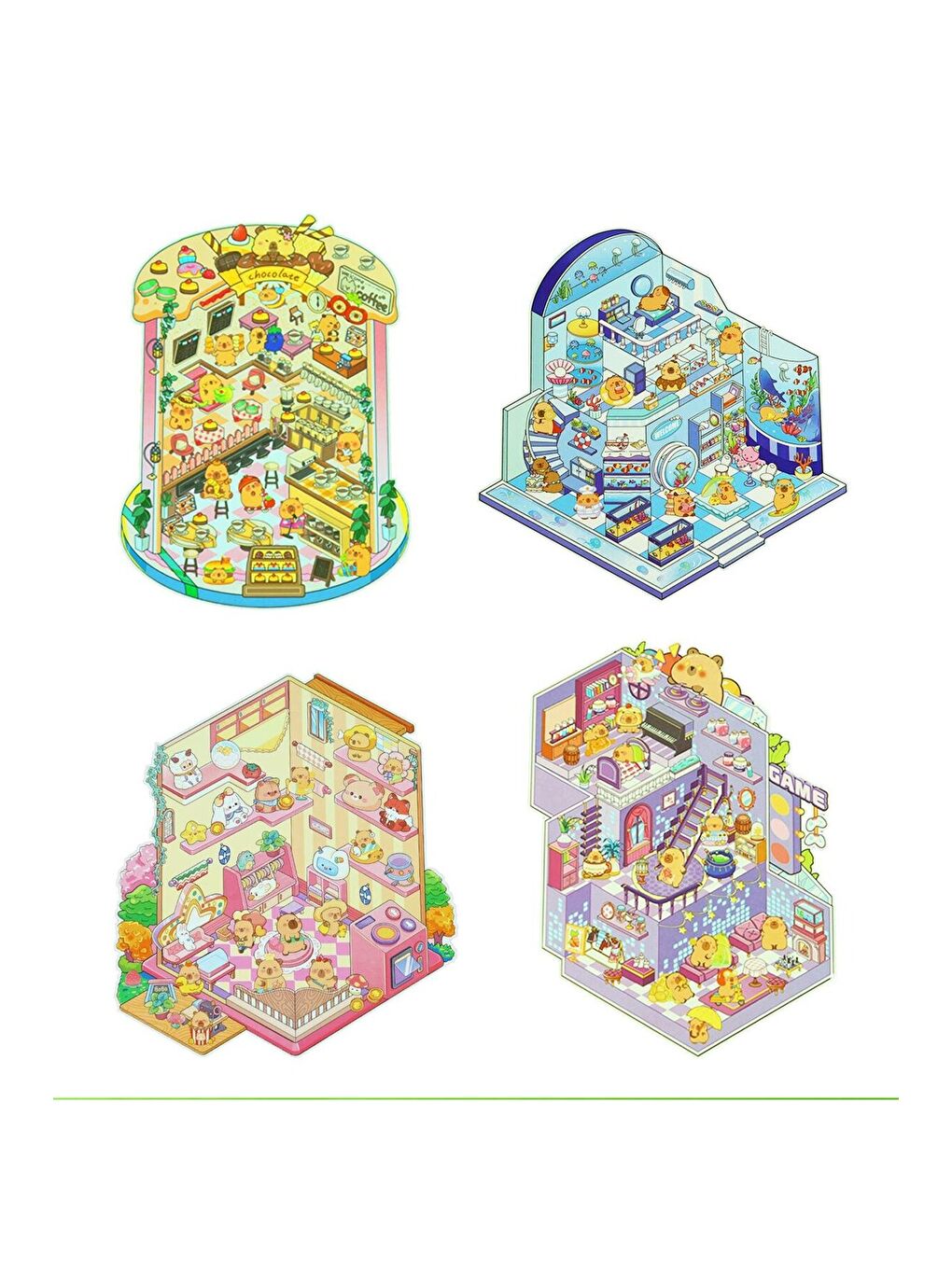 Dıy Kendin Yap Temalı 3D Oda Sahne Sticker-1