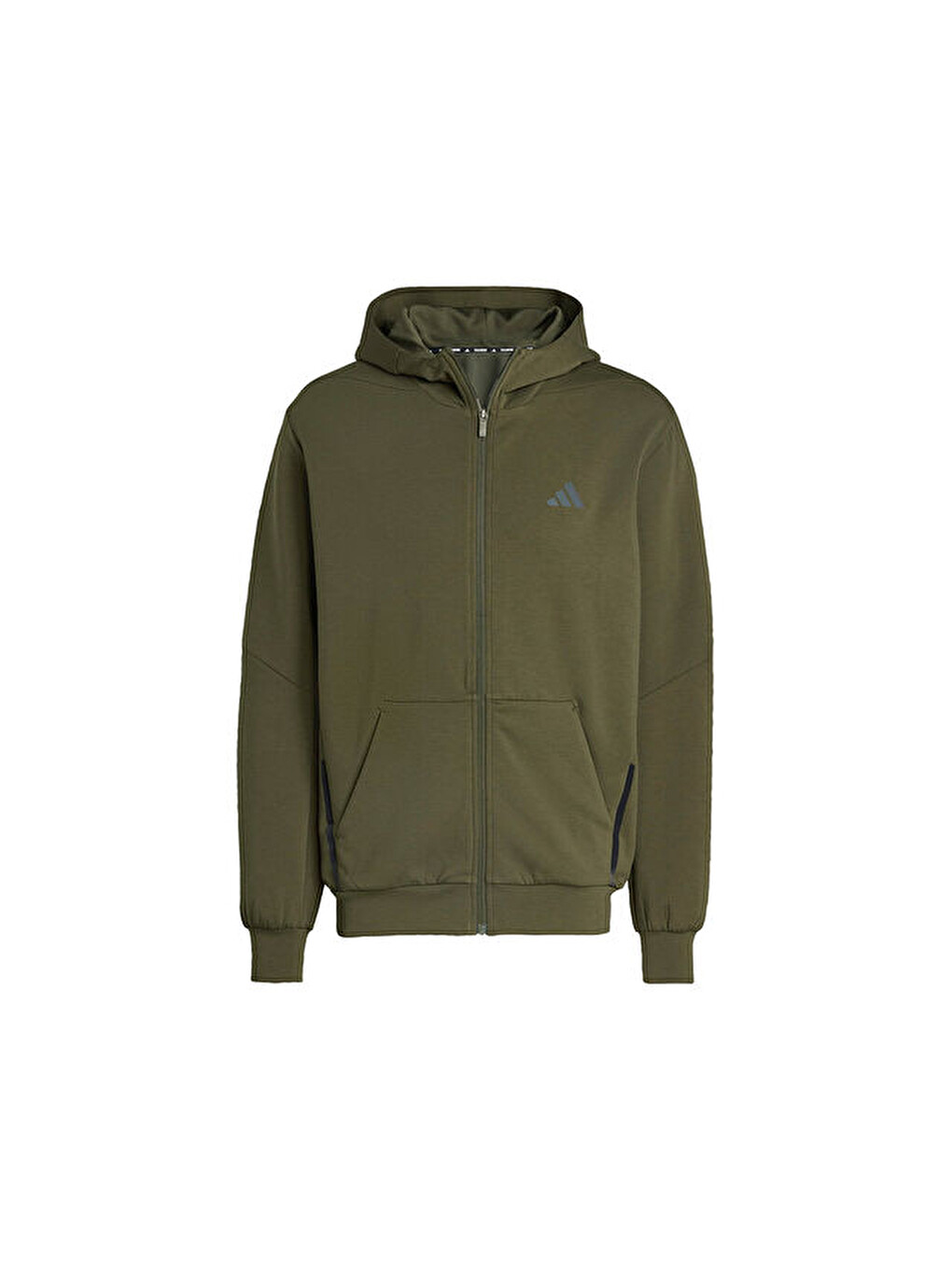 D4t Full-zip Ho Erkek Günlük Fermuarlı Sweatshirt Jx0692 Haki-5