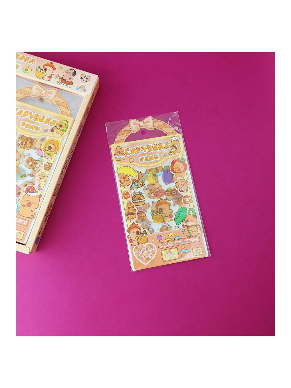 Şeffaf Sticker Seti – 3 Sayfa