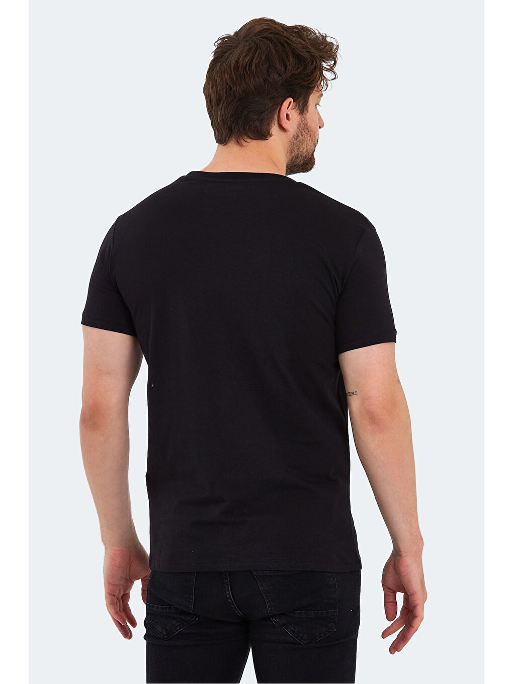 KAUKO Erkek Tişört Siyah-1