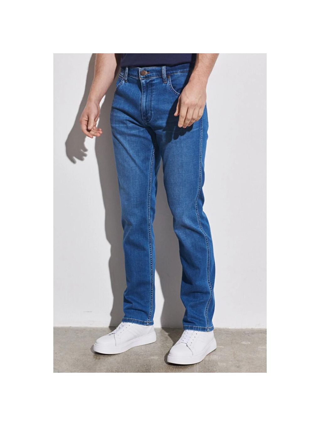 Greensboro Erkek Mavi Bisiklet Yaka Jean-1