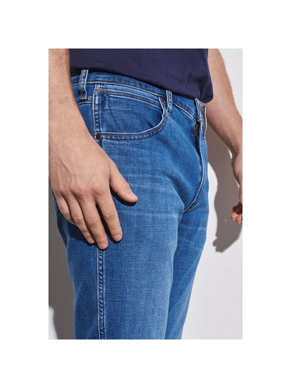 Greensboro Erkek Mavi Bisiklet Yaka Jean-2