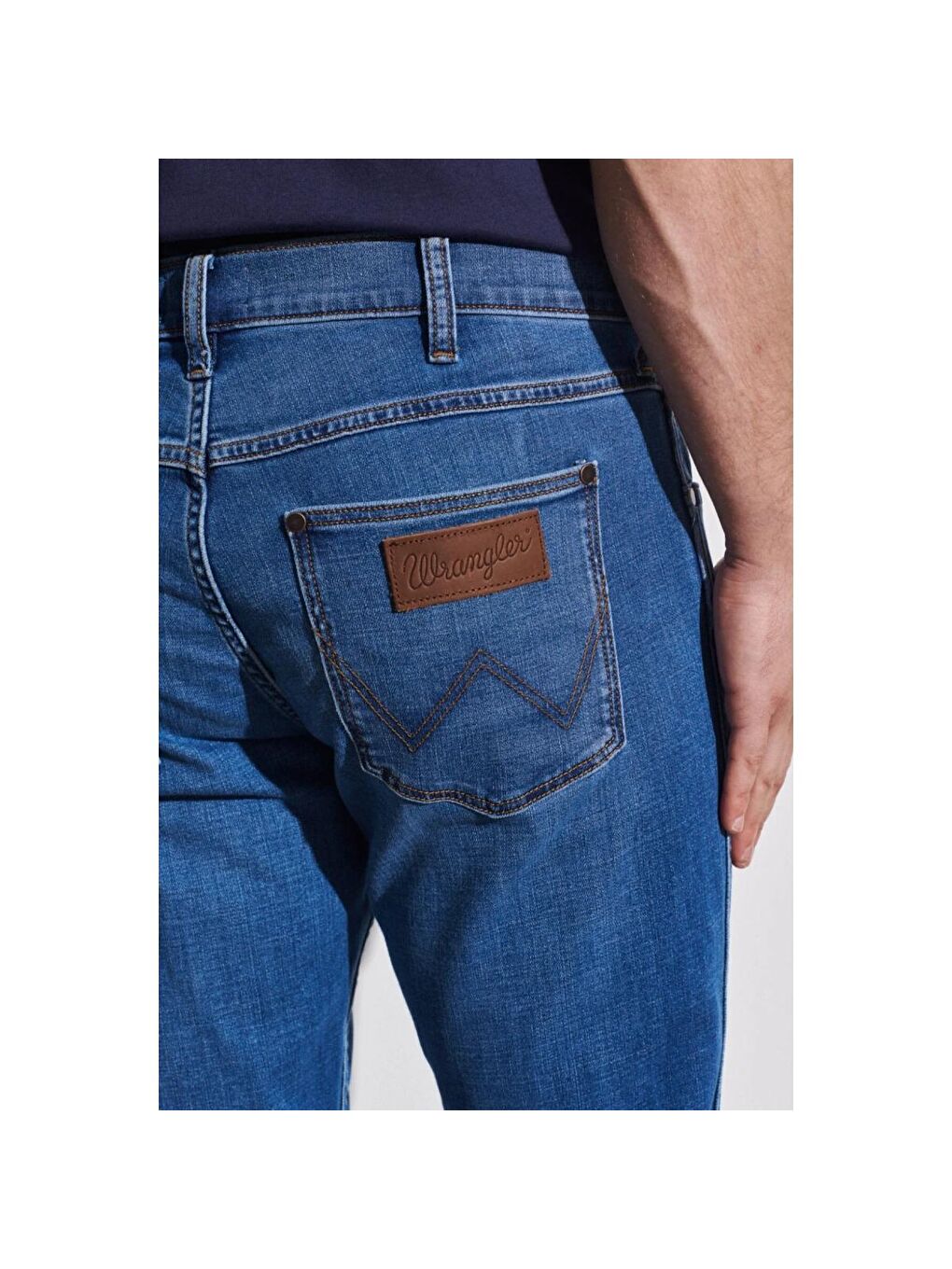 Greensboro Erkek Mavi Bisiklet Yaka Jean-3