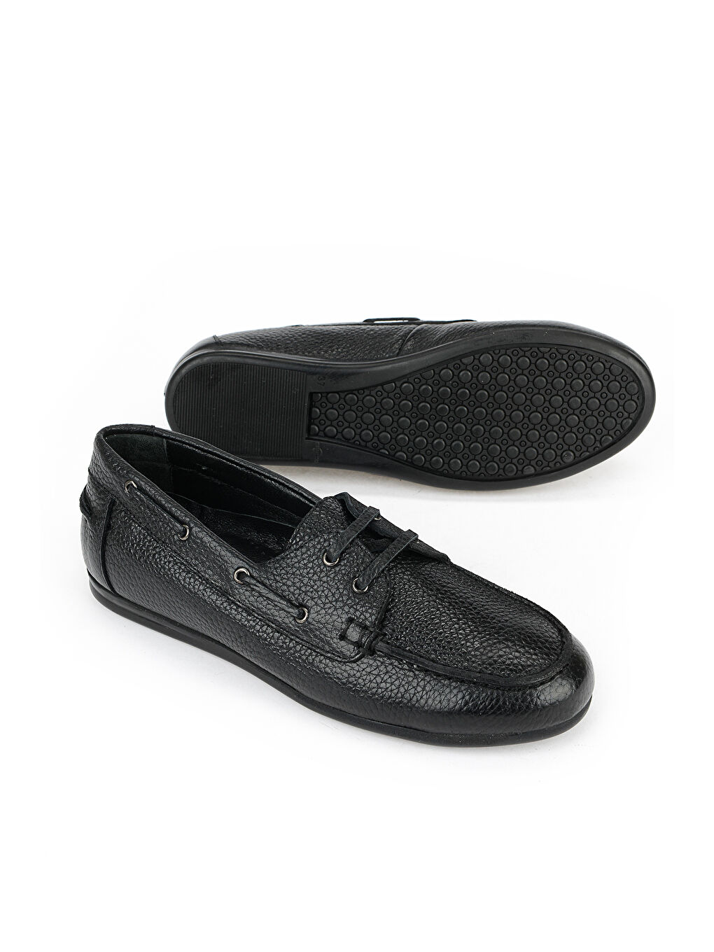 Kadın Hakiki Deri Günlük Ayakkabı 1611022Z2776 Siyah-3