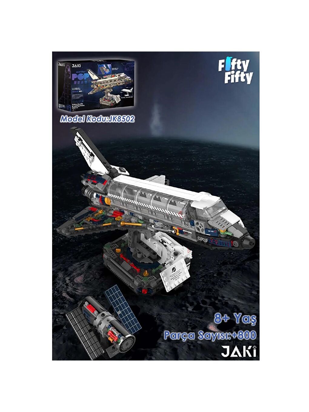 Jaki Uzay Aracı Block Lego Yapı Oyuncağı 954 Parça (JK8502)