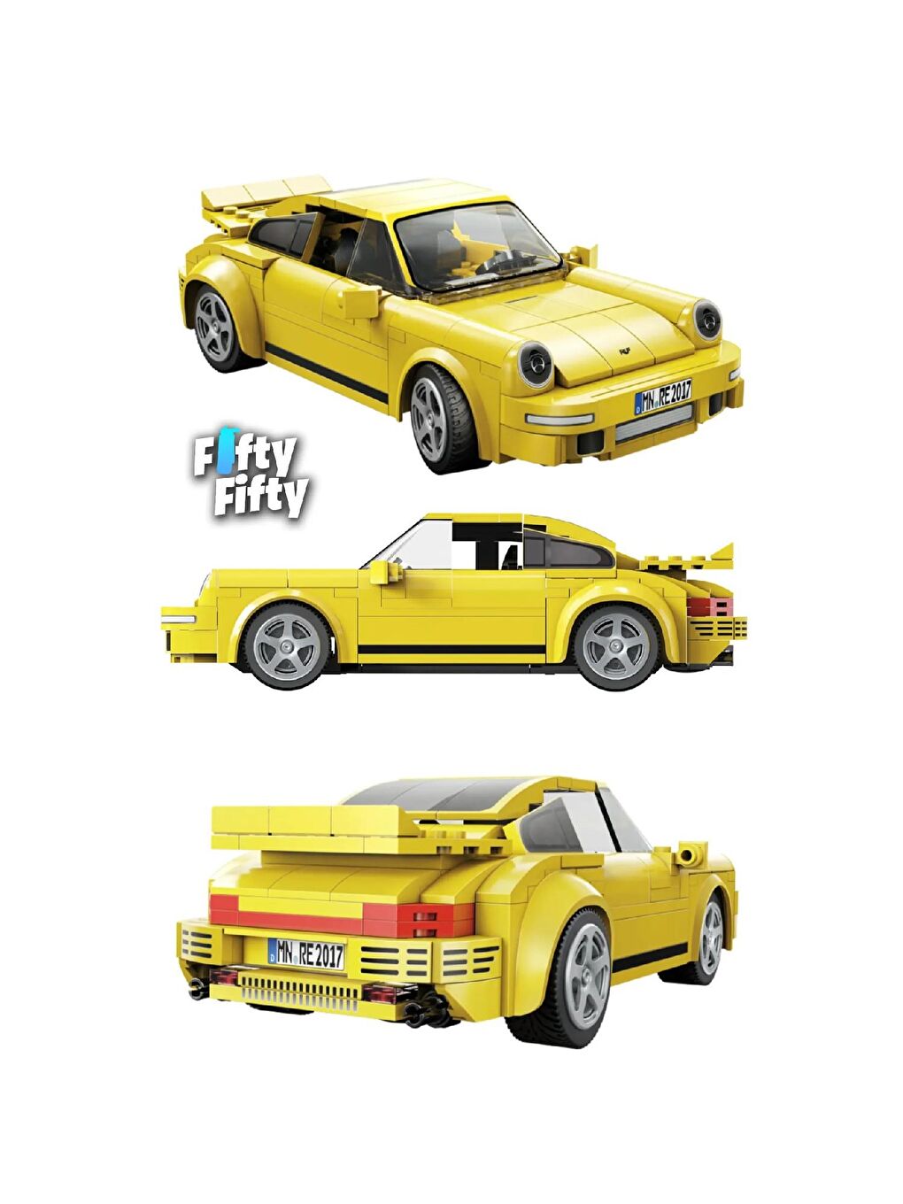 Cada Ruf CTR 2017 Model Yellowbird Block Lego Yapı Oyuncağı 222 Parça (C51079W)-1