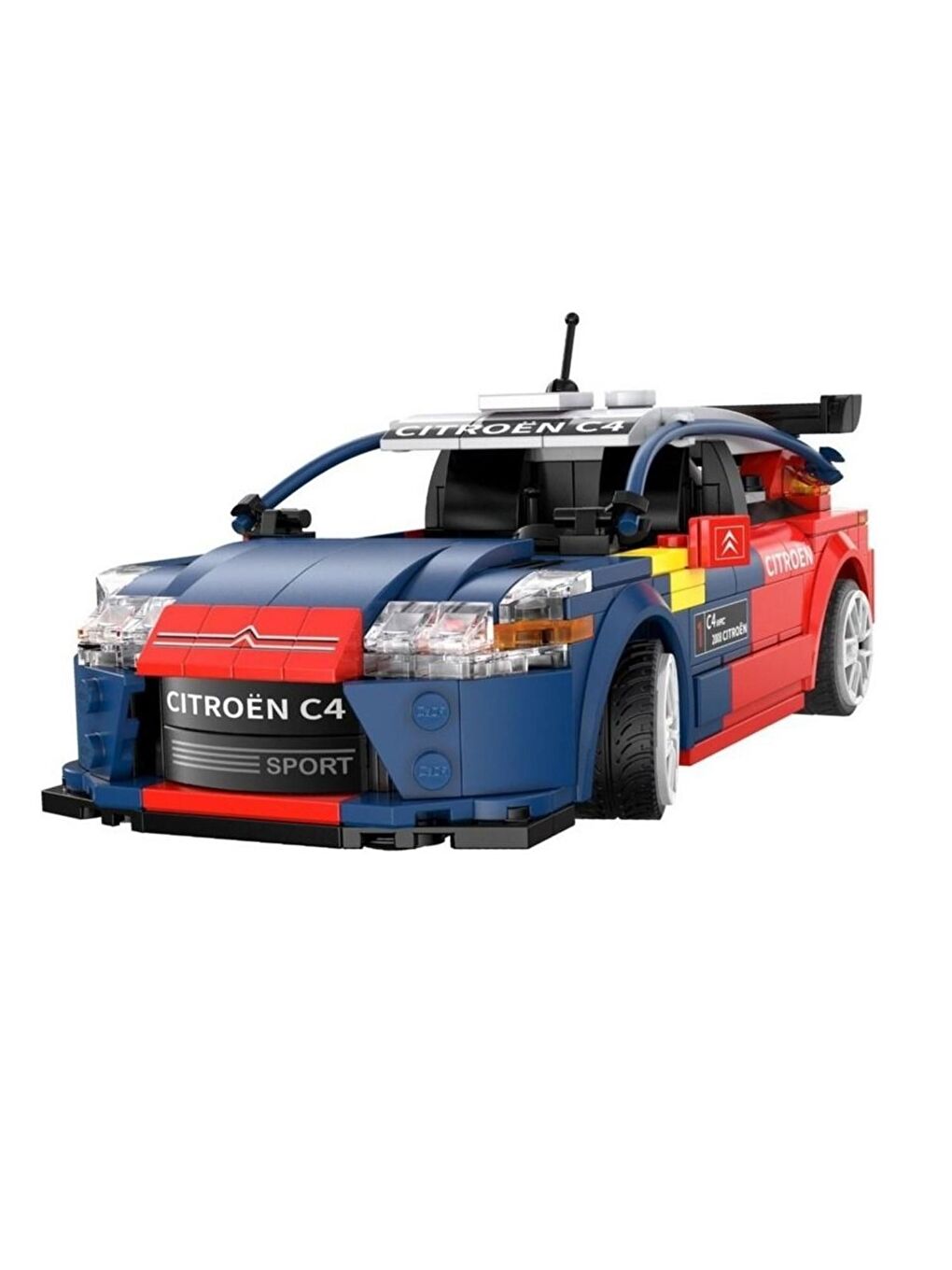 Cada 2008 Citroen C4 WRC Yarış Arabası Block Lego Yapı Oyucağı 329 Parça (C51078W)-1