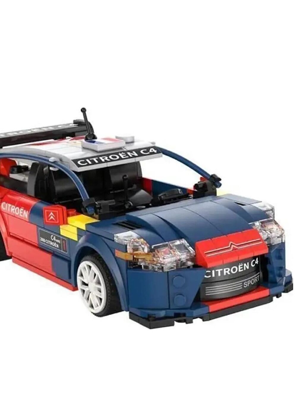 Cada 2008 Citroen C4 WRC Yarış Arabası Block Lego Yapı Oyucağı 329 Parça (C51078W)-2
