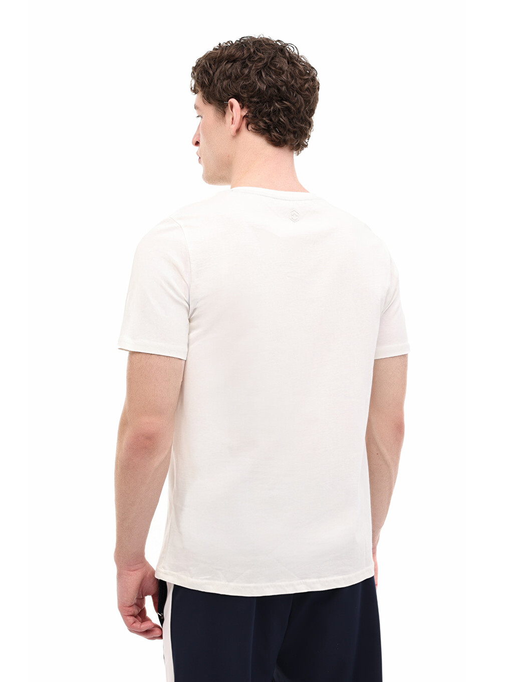 Bej ML MESSUS 11URBNG2022 Ekru Erkek Kısa Kol T-Shirt-1