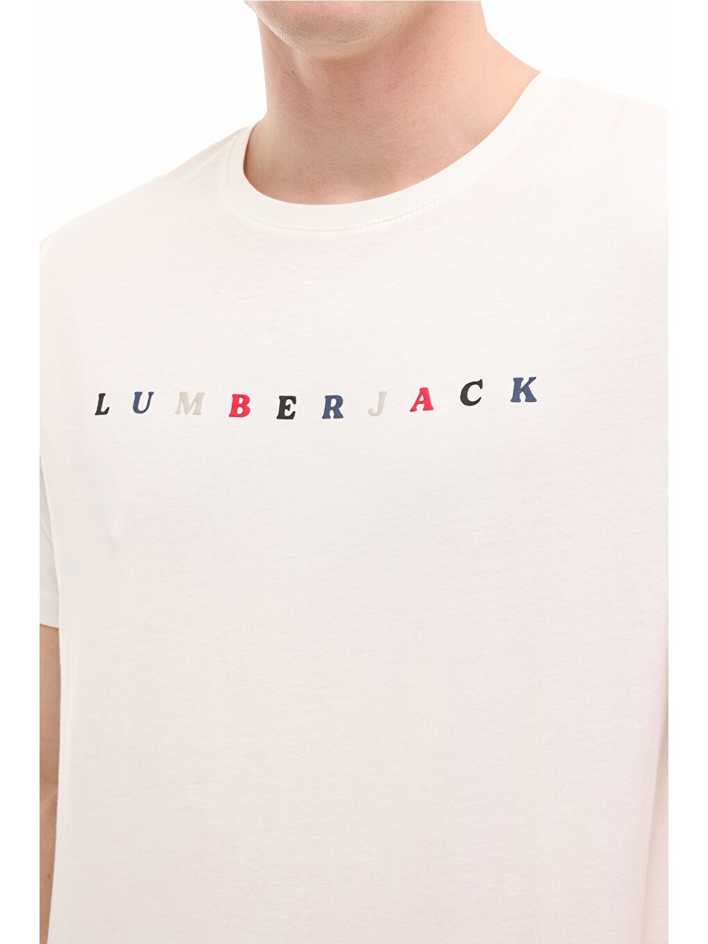 Bej ML MESSUS 11URBNG2022 Ekru Erkek Kısa Kol T-Shirt-3