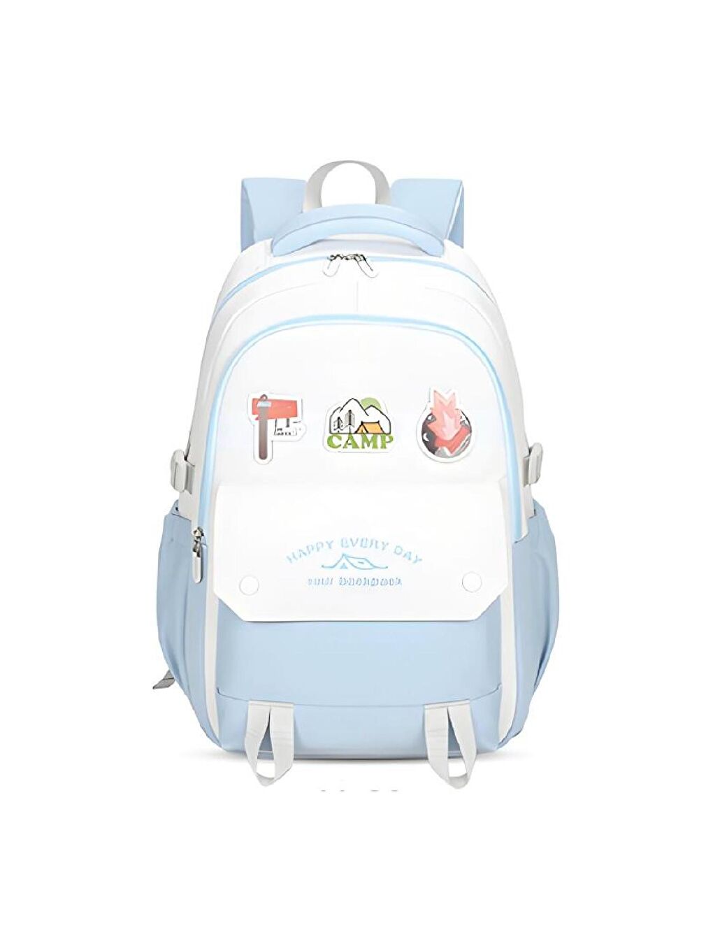 3 Bölmeli New Star Kolej Okul Sırt Çantası Siyah (MU-1643)