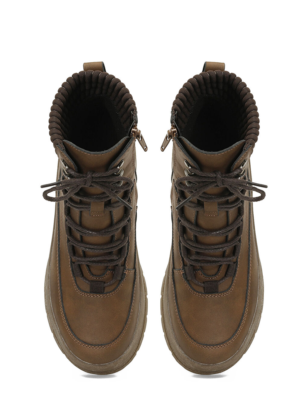 Kahverengi 324623N.Z 4PR Taba Kadın Kar Botu-3