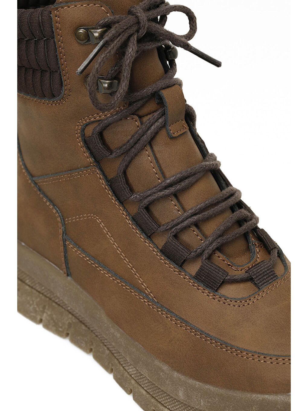 Kahverengi 324623N.Z 4PR Taba Kadın Kar Botu-6