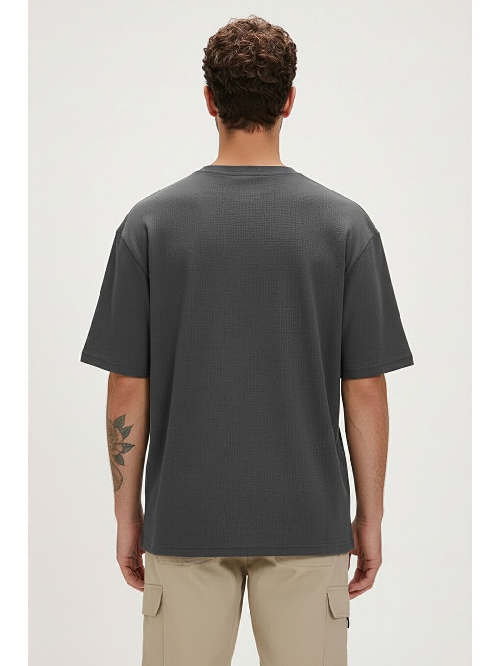 Mons Siyah Erkek Baskılı Tişört-2