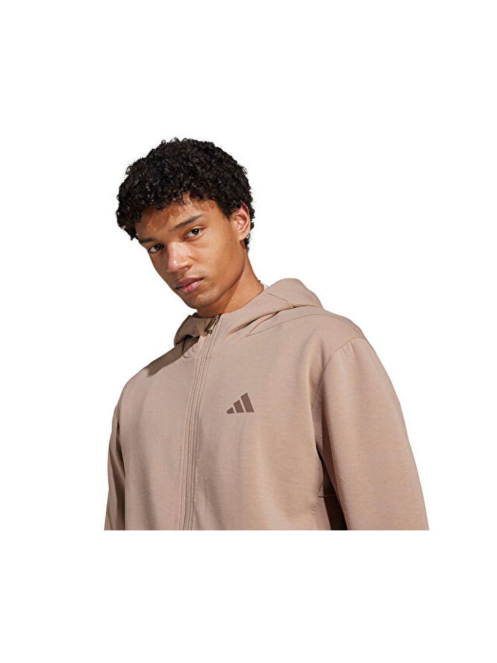 Ekru D4t Full-zip Ho Erkek Günlük Fermuarlı Sweatshirt Jx0690 Krem-3