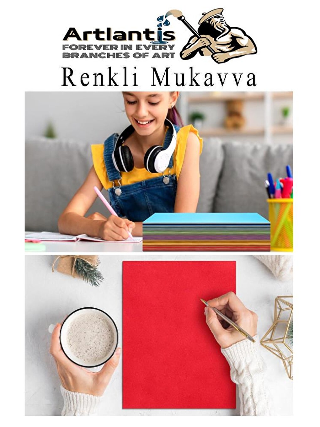 Renkli Mukavva 5 Renk 50x70 Cm 1 Paket Sert Renkli Karton 1.0 Mm Okul Okul Öncesi Anasınıfı Hobi Etk-2