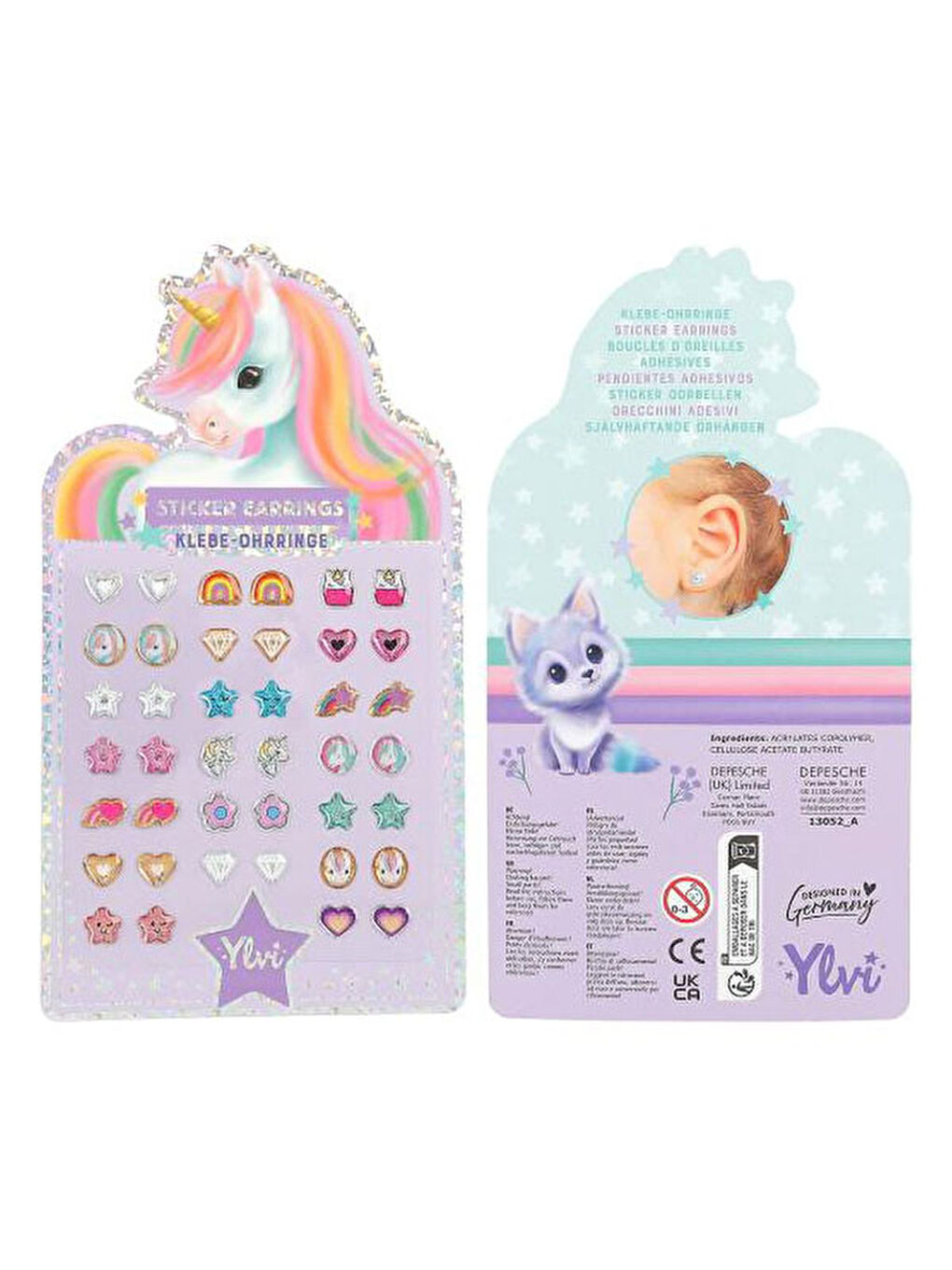 Ylvi Yapışkanlı Küpeler 413052