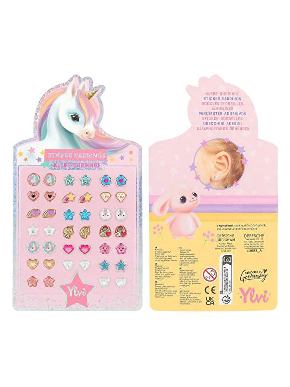 Ylvi Yapışkanlı Küpeler 413052-1