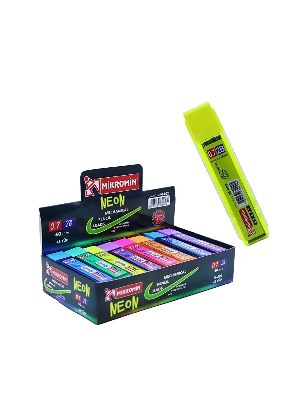 Kalem Ucu 0,7 Mm Neon Renkler 1 Adet-4