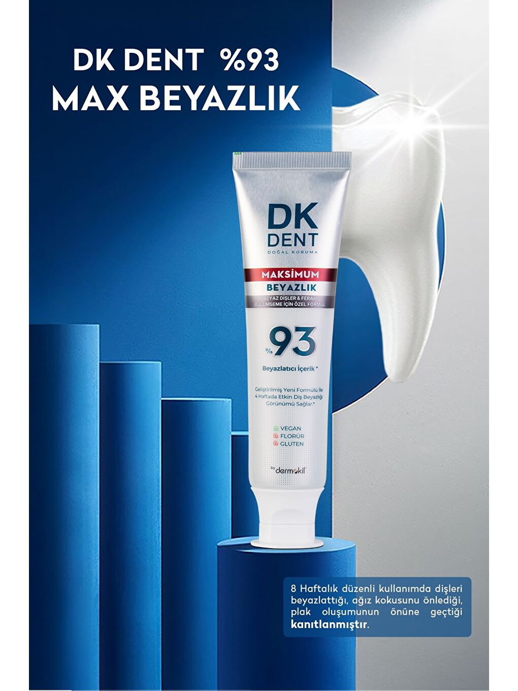 %93 Maximum Beyazlık Diş Macunu 75 ml x 2 Adet-4