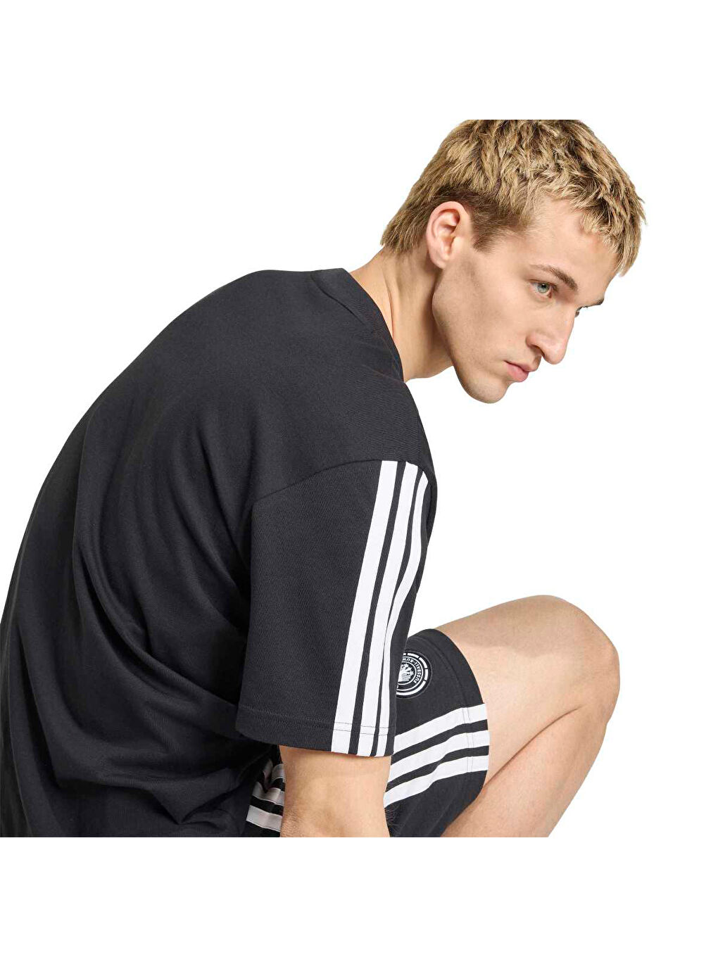 Almanya DNA Erkek Siyah Yuvarlak Yaka Tişört-2