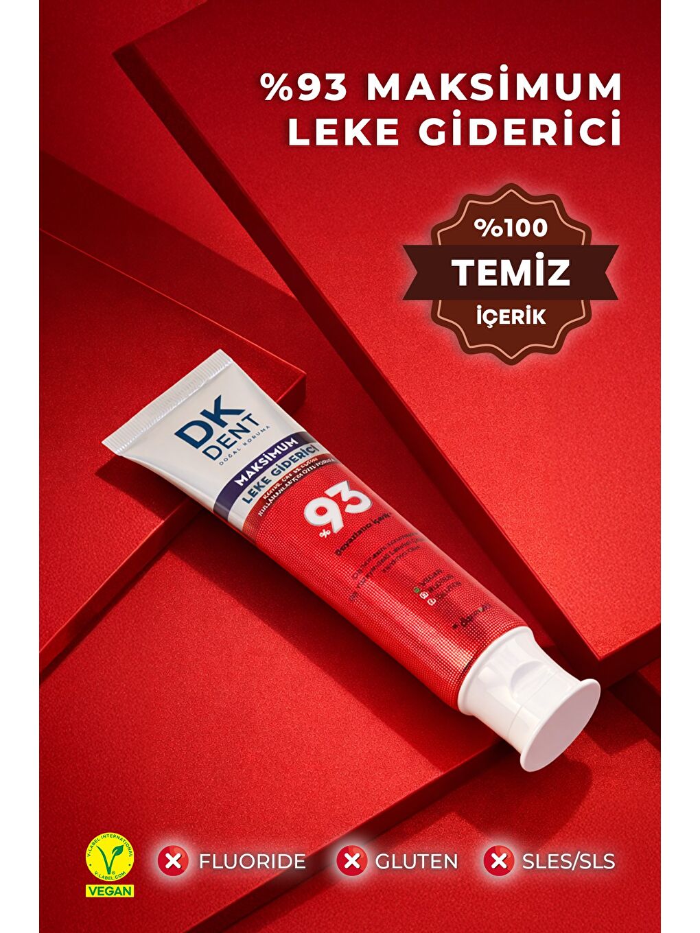 %93 Maximum Leke Giderici Diş Macunu 75 ml x 2 Adet-2