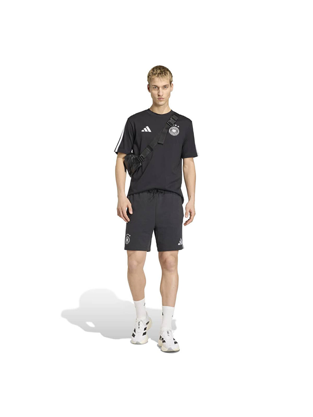 Almanya DNA Erkek Siyah Yuvarlak Yaka Tişört-3