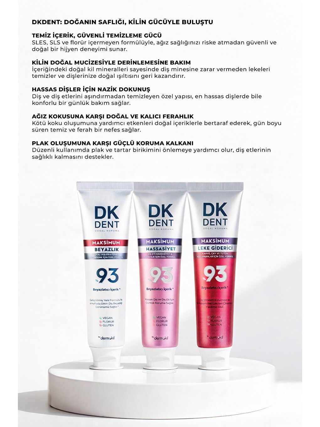 %93 Maximum Leke Giderici Diş Macunu 75 ml x 2 Adet-4