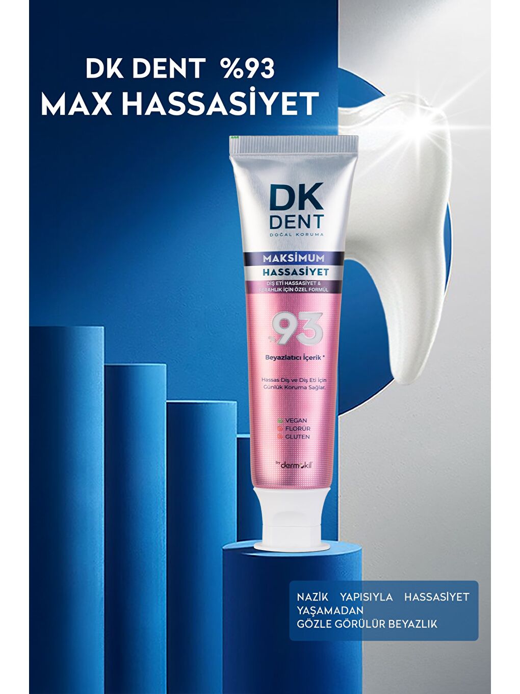 %93 Maximum Hassasiyet Diş Macunu 75 ml x 2 Adet-4