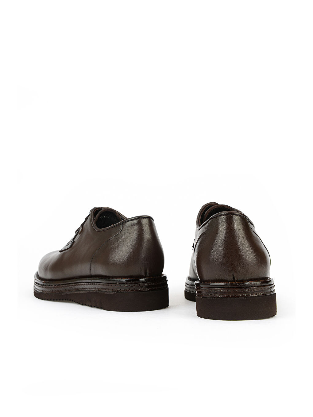 Kahverengi Erkek Hakiki Deri Ayakkabı 1611063Z1860 Kahve-2