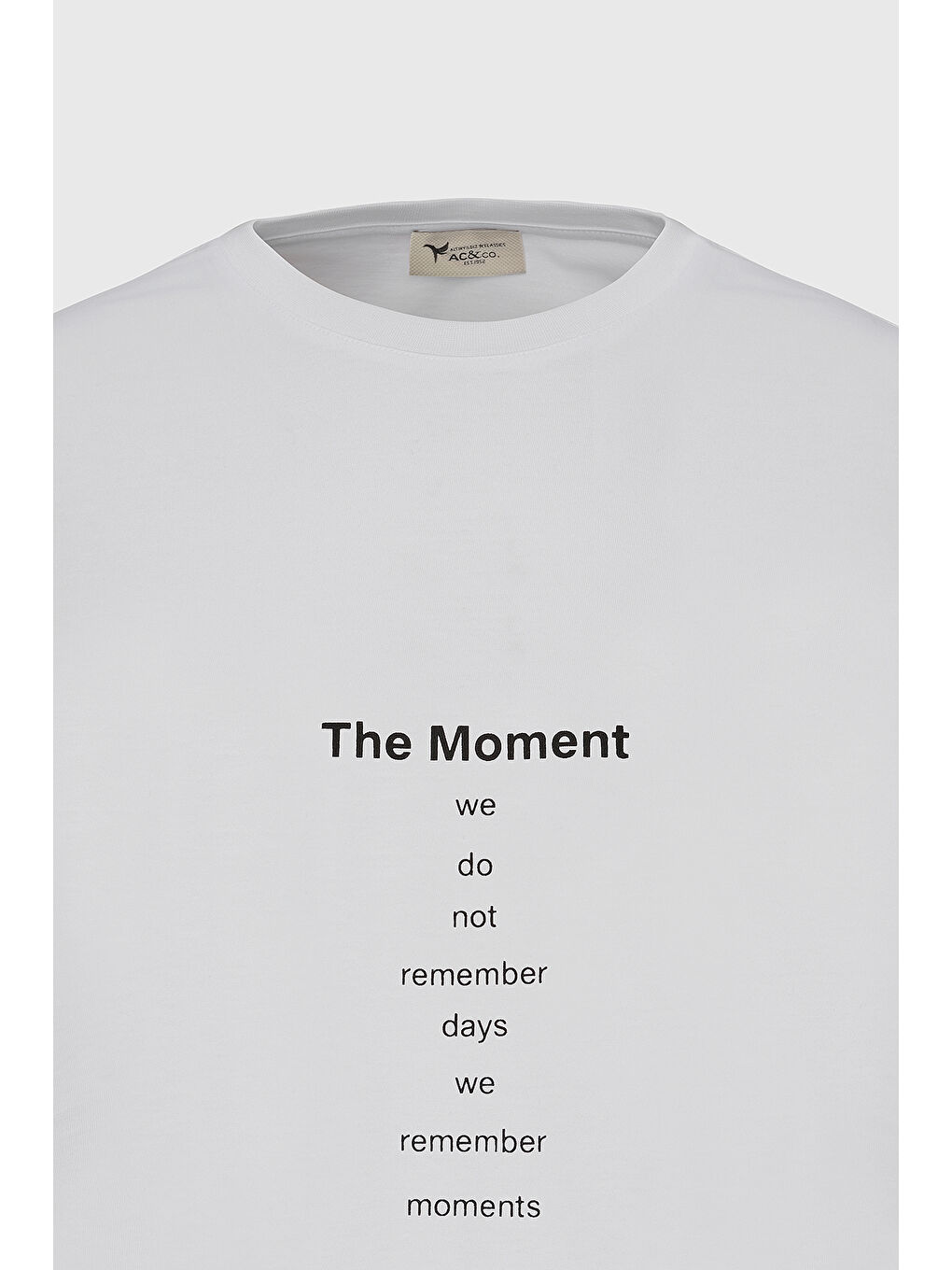 Erkek Kırık Beyaz Oversize %100 Pamuk Bol Kesim Bisiklet Yaka Baskılı Tişört-6