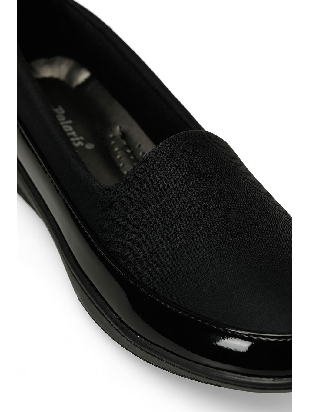 166537.RZ4PR Siyah Kadın Düz Ayakkabı-6