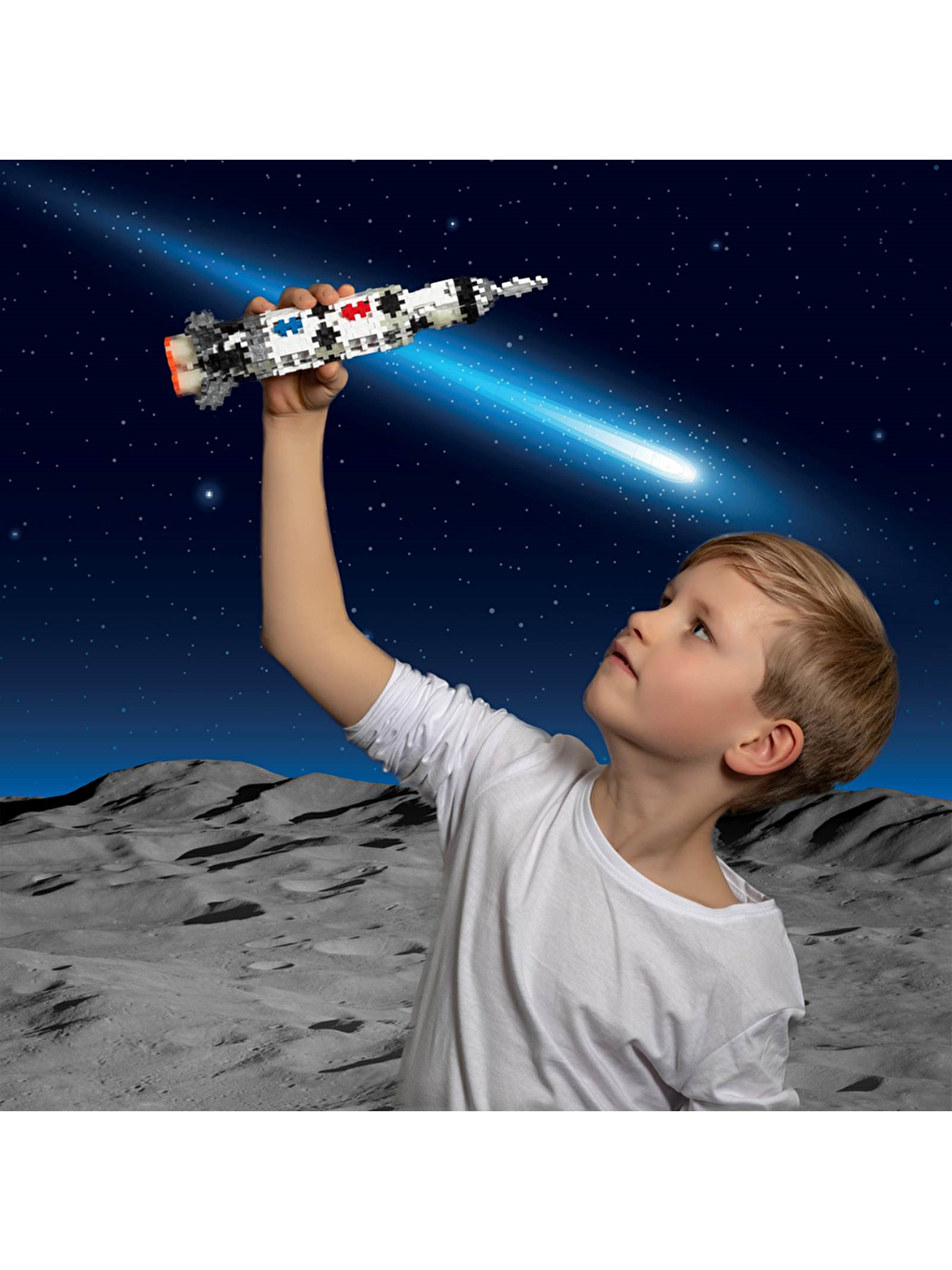 Plus-Plus Saturn V Rocket (240 Parça Tüp)-2