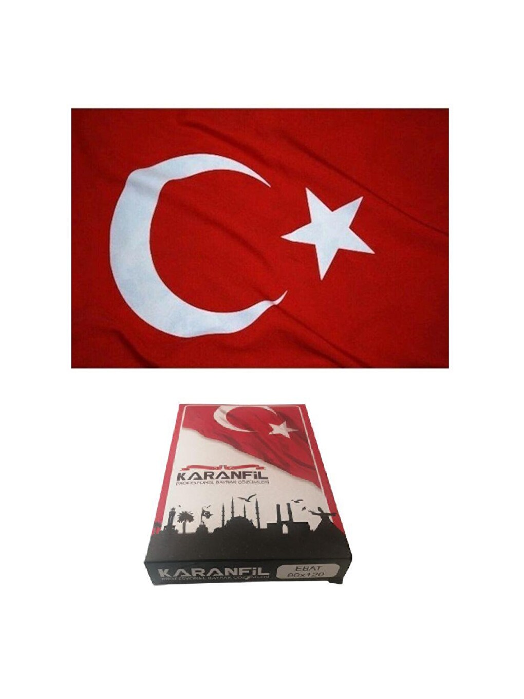 Türk Bayrağı 60x90 Cm Ebatında Kumaş Türk Bayrağı Al Bayrak 60*90 Bez Bayrak-1