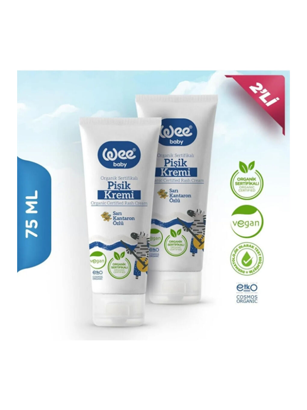 2'li Pişik Kremi 75 ml