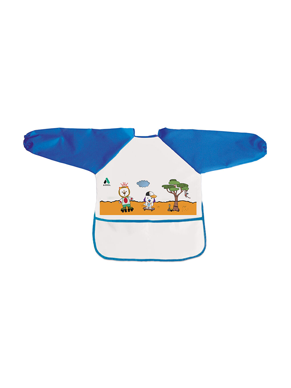 Boyama Önlüğü 4-6 Yaş,Özel Kumaşlı,Kolay Temizlenir,Boy Ayarlı Bant bulunur (Karma Renk Gönderilir)-1