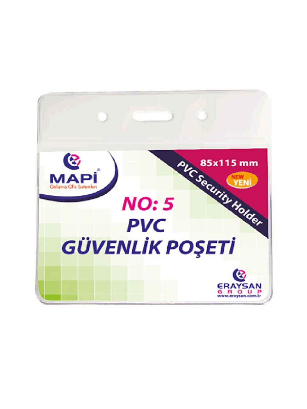 85x115 Pvc Güvenlik Kartı Poşeti Yatay No:5 100 lü Kutu
