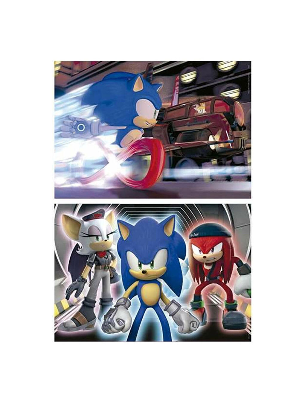 Çocuk Puzzle 2x100 Parça Sonic Prime Neon 19629-1
