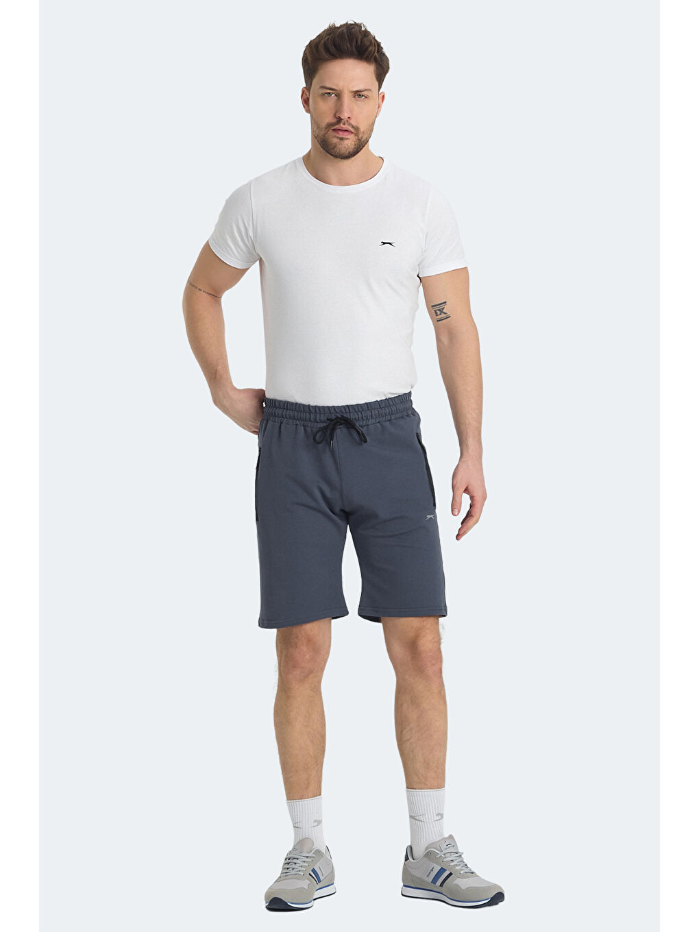 OVER 2 li Set Erkek Lacivert - Koyu Gri Şort-5