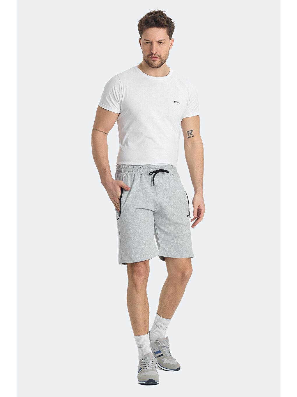 OVER 2 li Set Erkek Siyah - Gri Şort-5